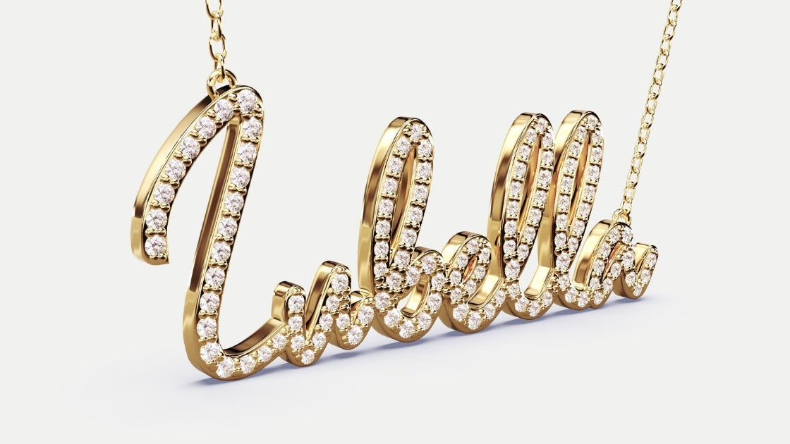 Diamond Name Necklace