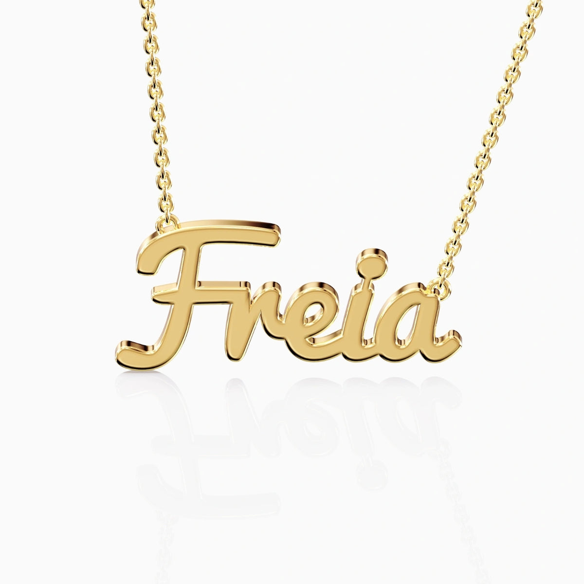 9ct gold name necklace