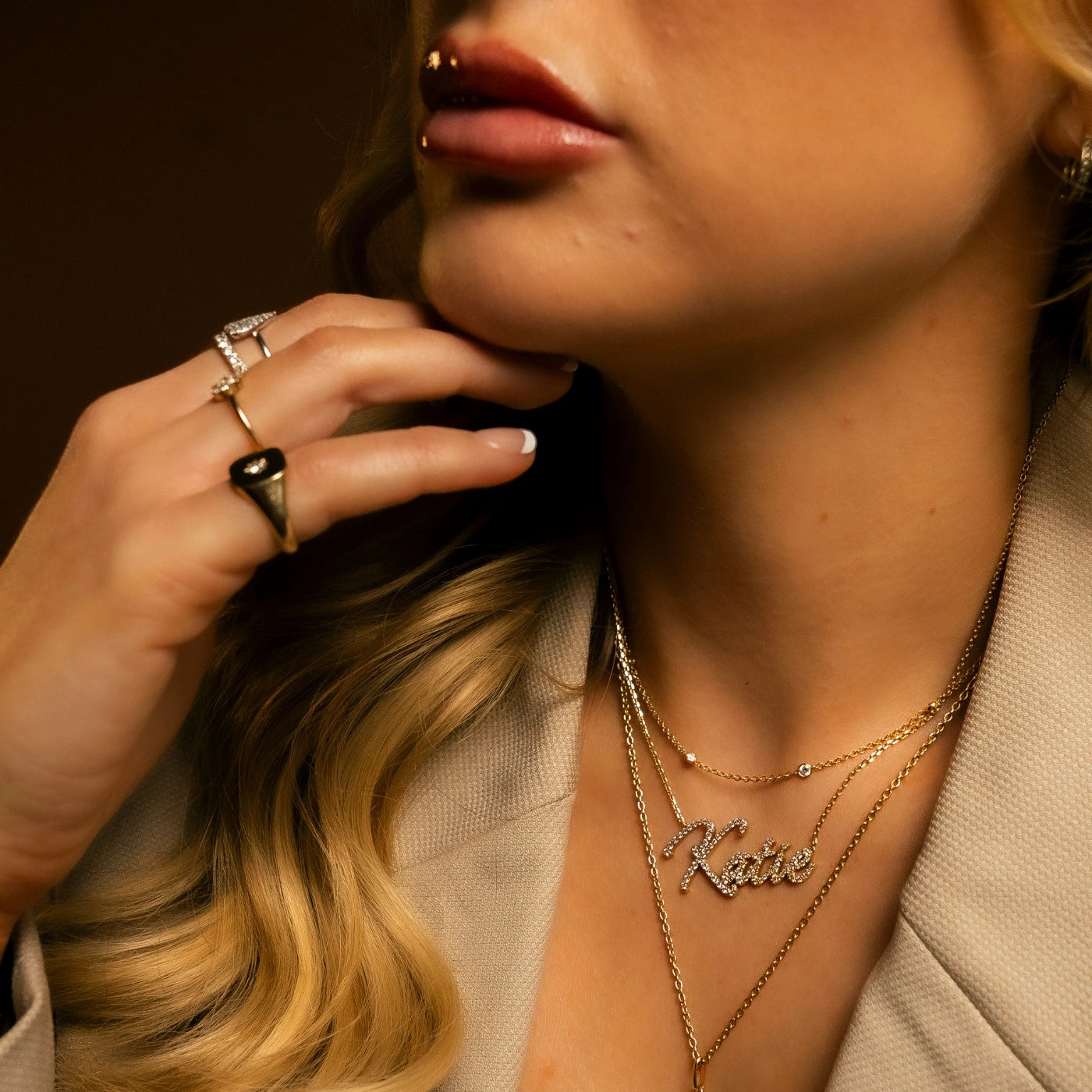 diamond name necklace name necklace guide