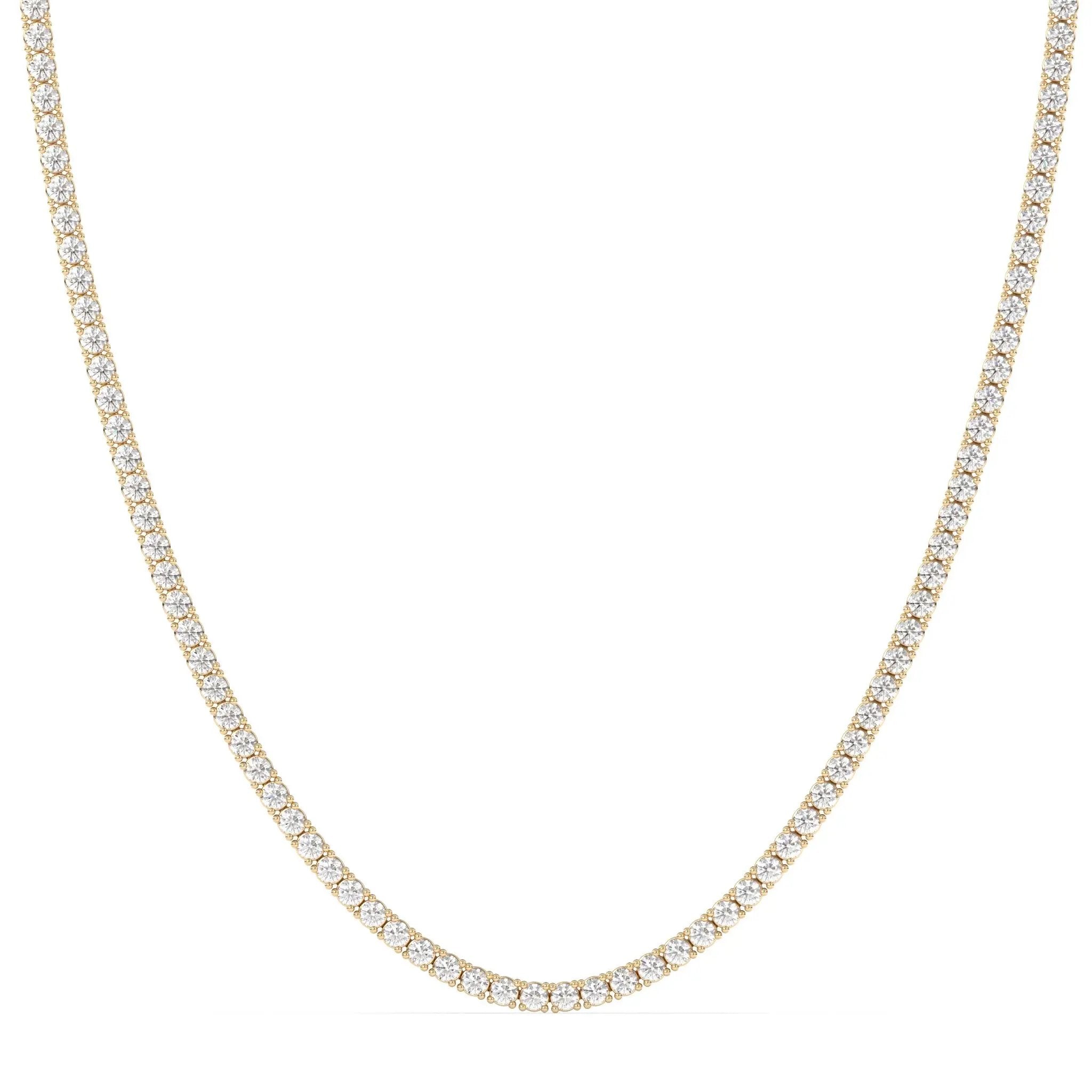 diamond tennis necklace