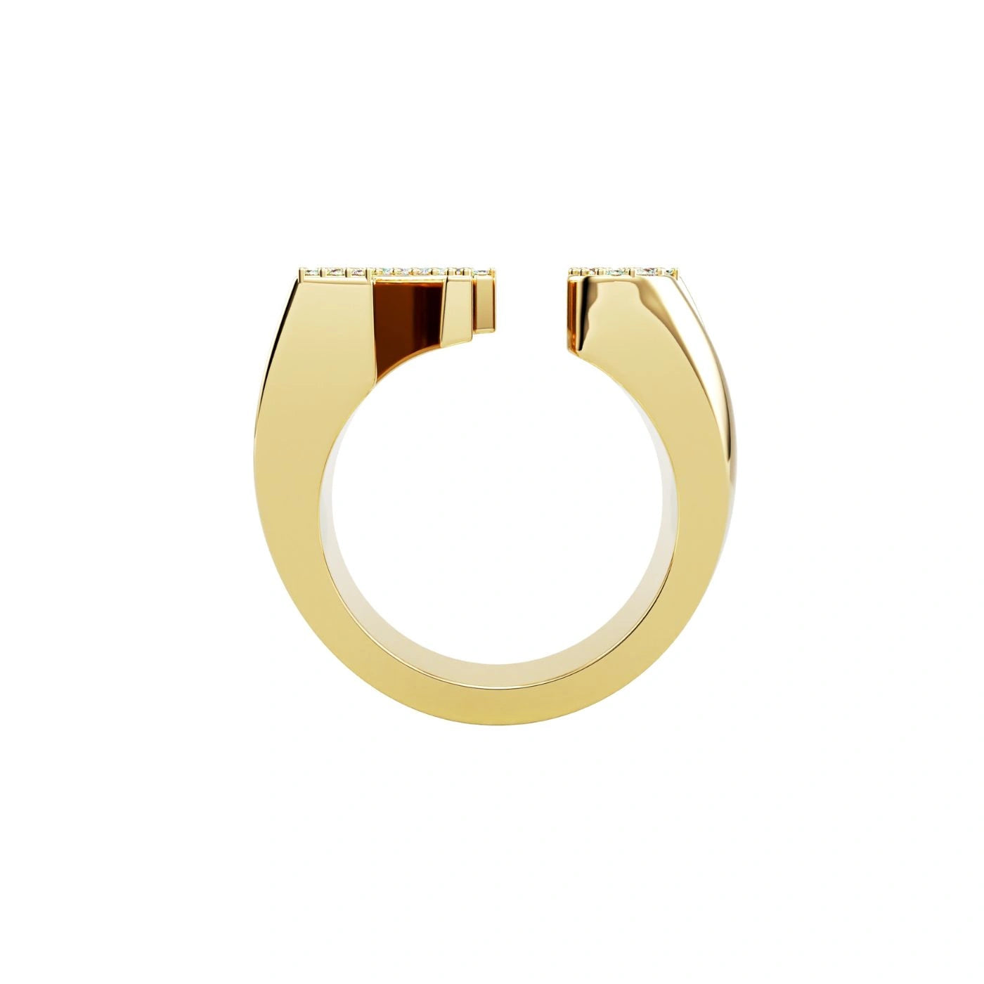Gold Initial Ring