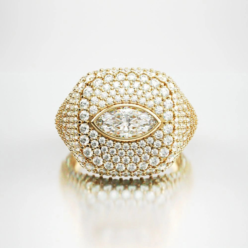 Evil Eye Signet Ring