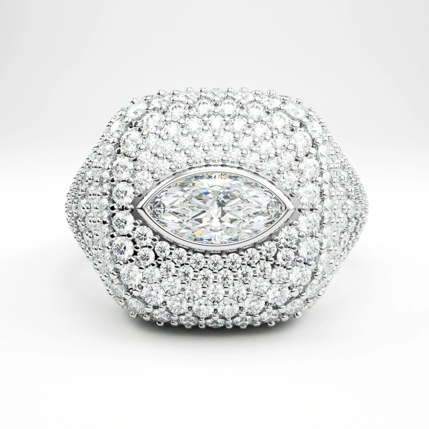 Evil Eye Signet Ring