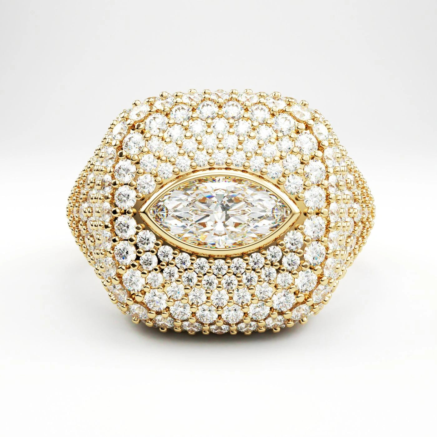 Evil Eye Signet Ring