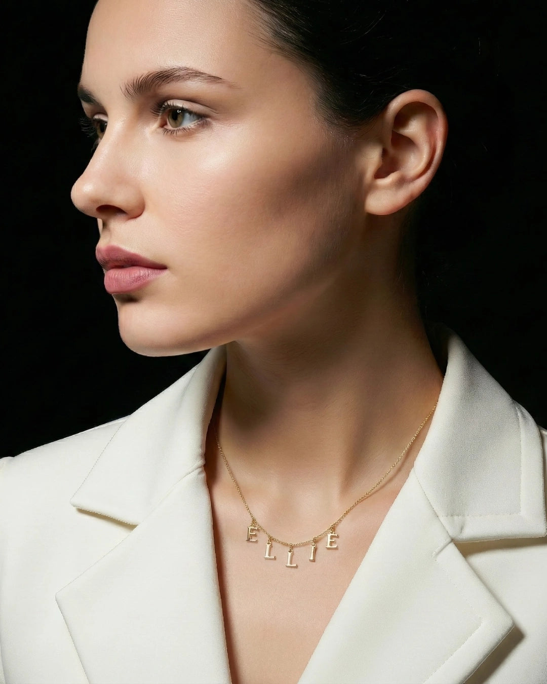 gold name necklaces collection image