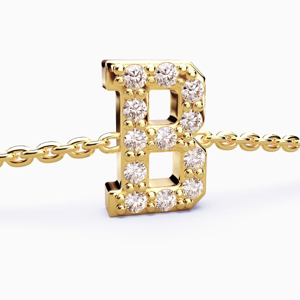 Initial Bracelet letter B