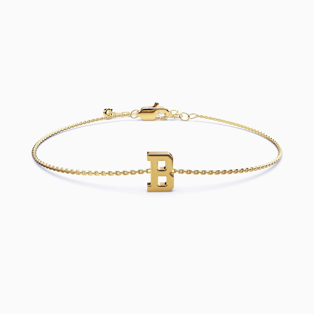 Initial Bracelet gold