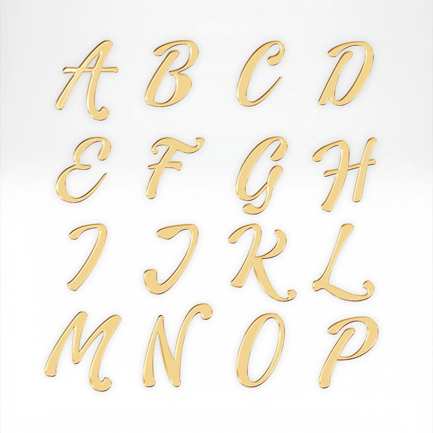yellow gold initial pendant necklace with diamond frame