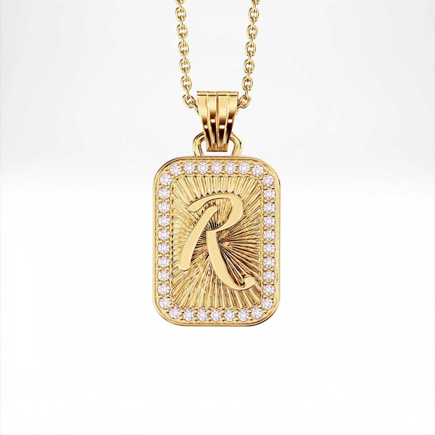 initial pendant necklace