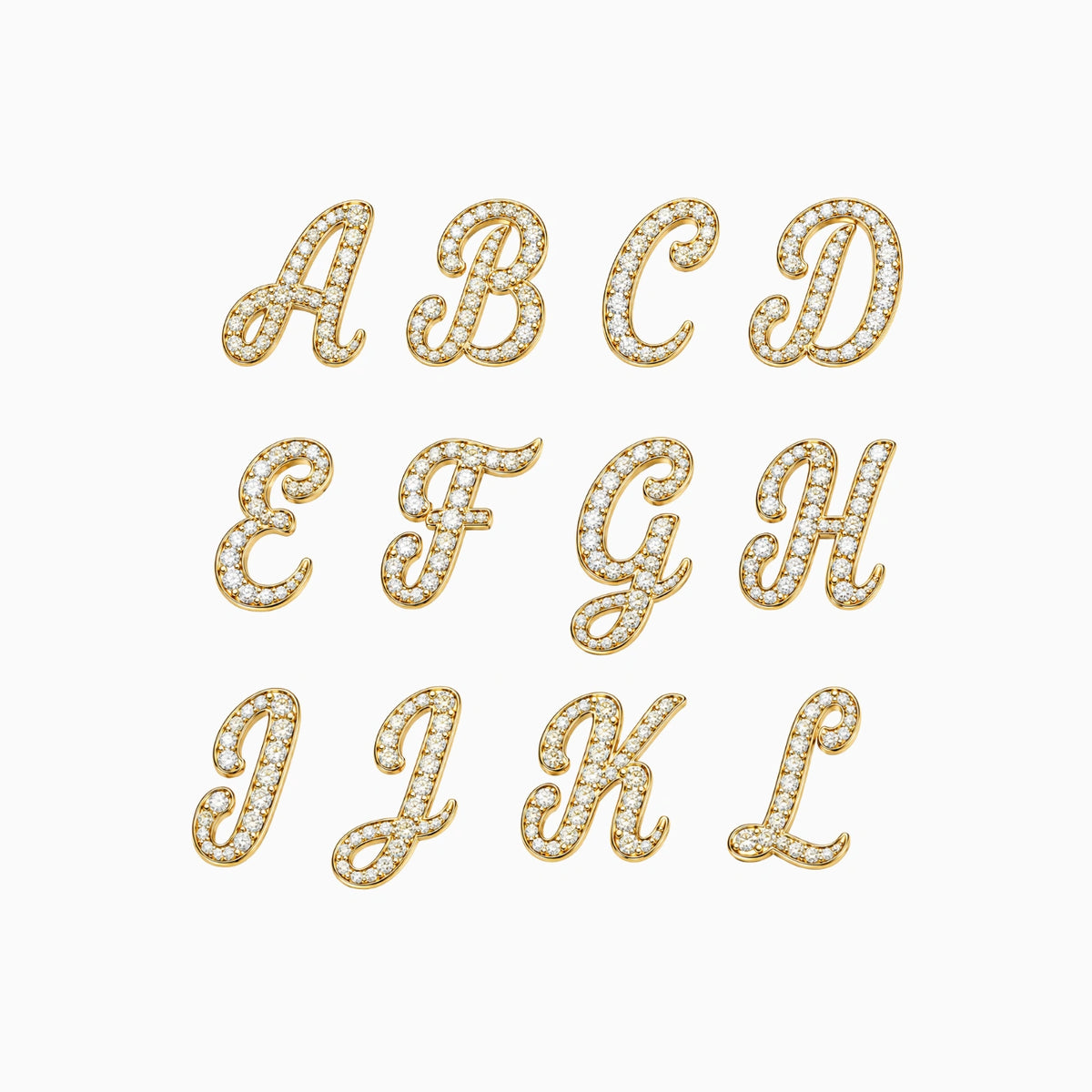 letter ring diamond birthstone