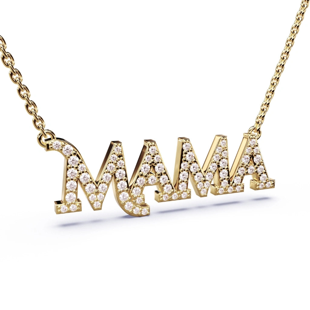 Mama Diamond Necklace
