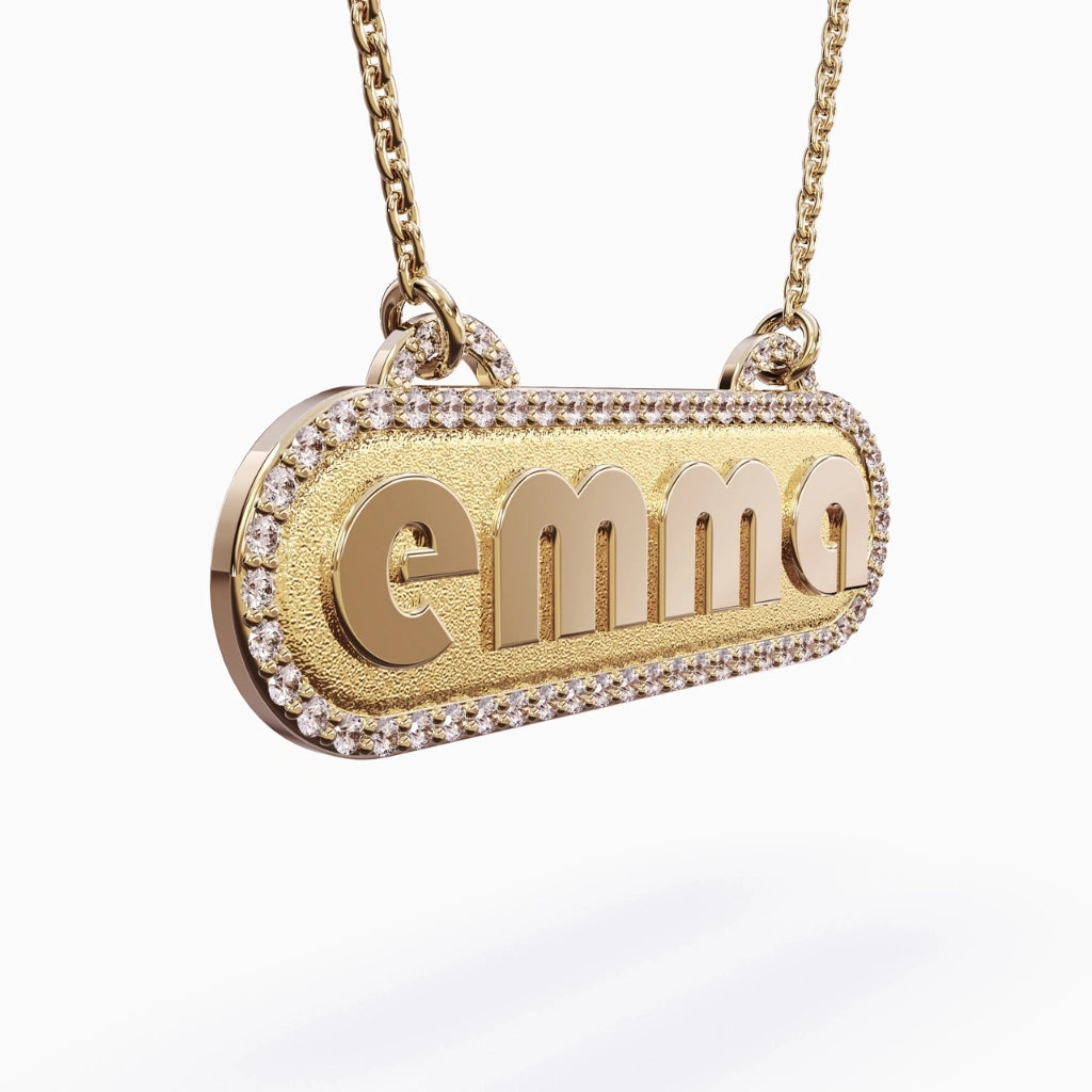 nick name necklace emma