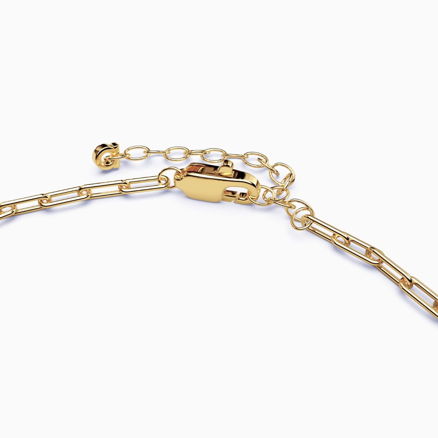 paperclip bracelet clasp