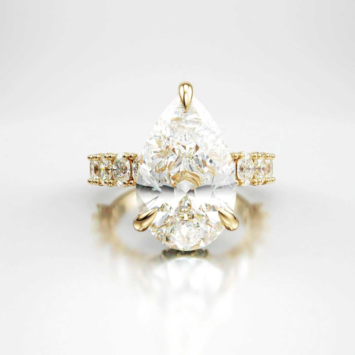 The Elara Pear Engagement Ring