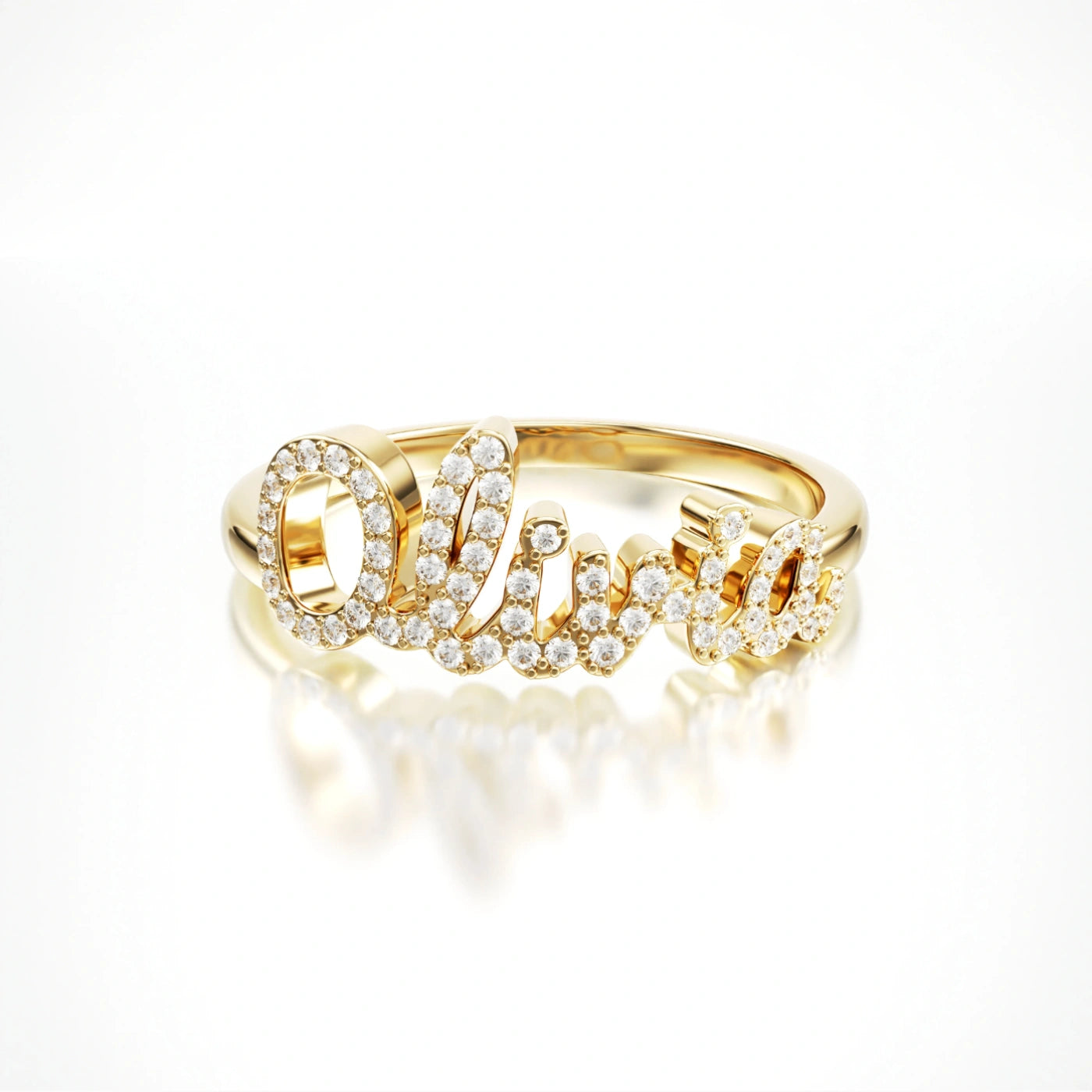 Diamond Say My Name Ring