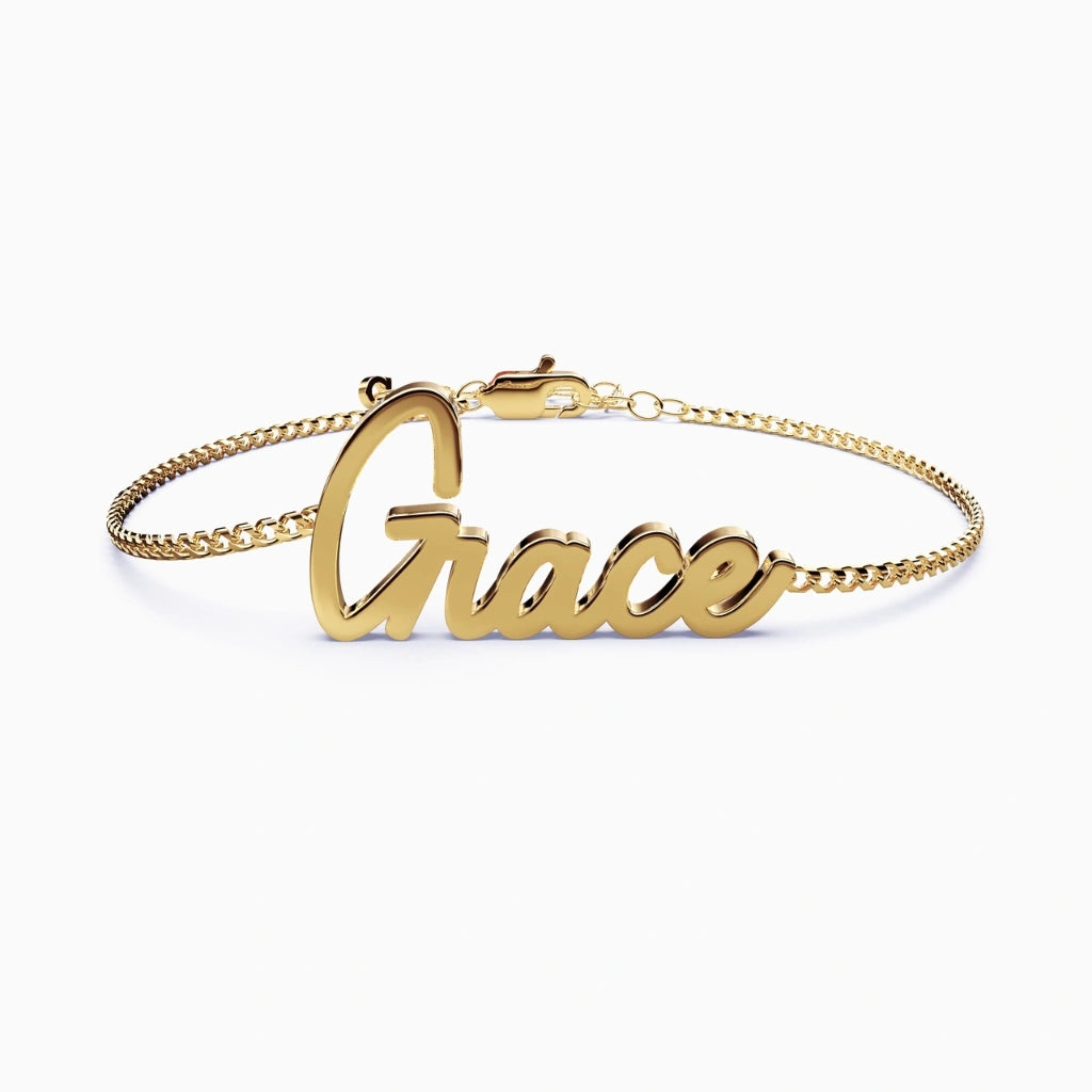 personalised name bracelet