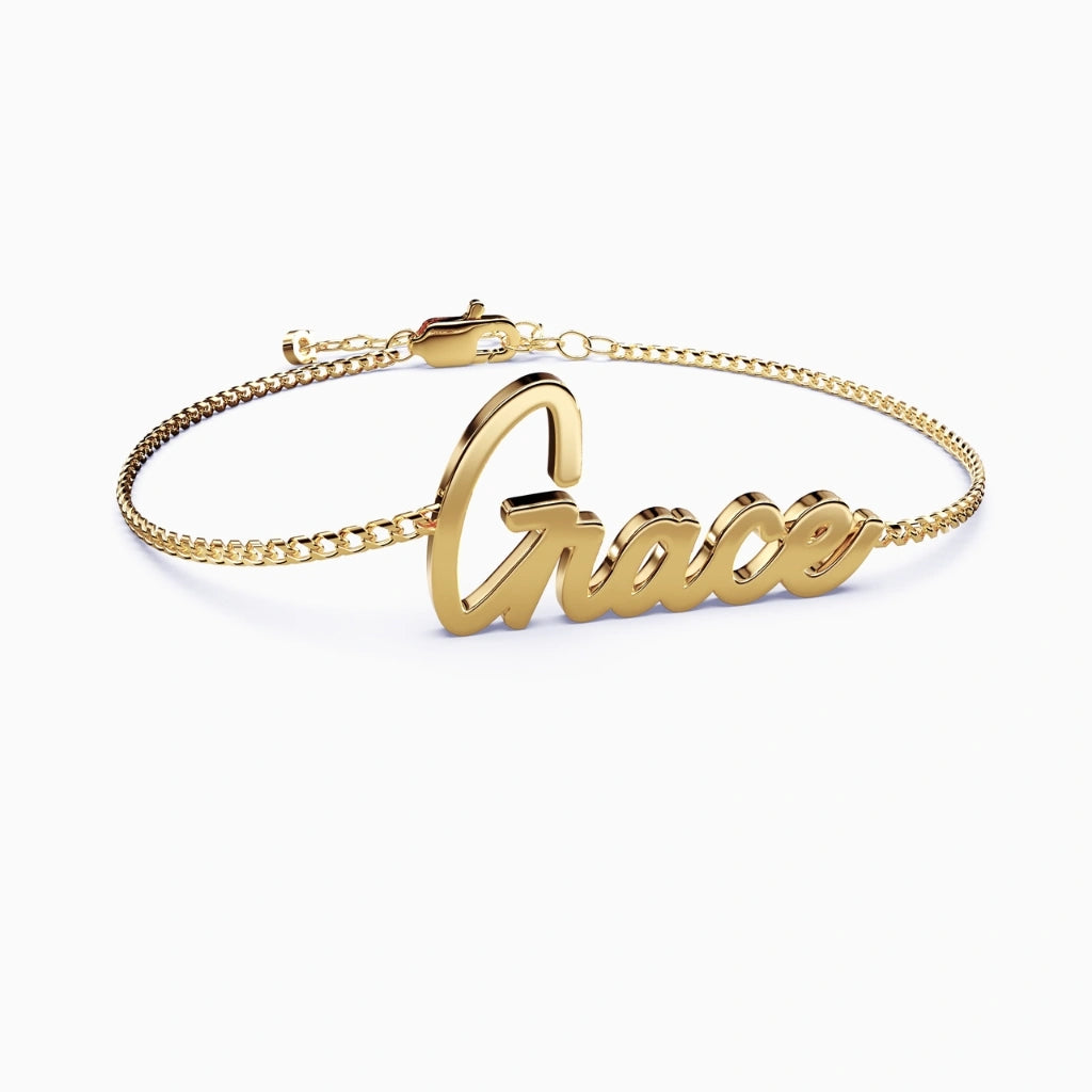 personalised name bracelet
