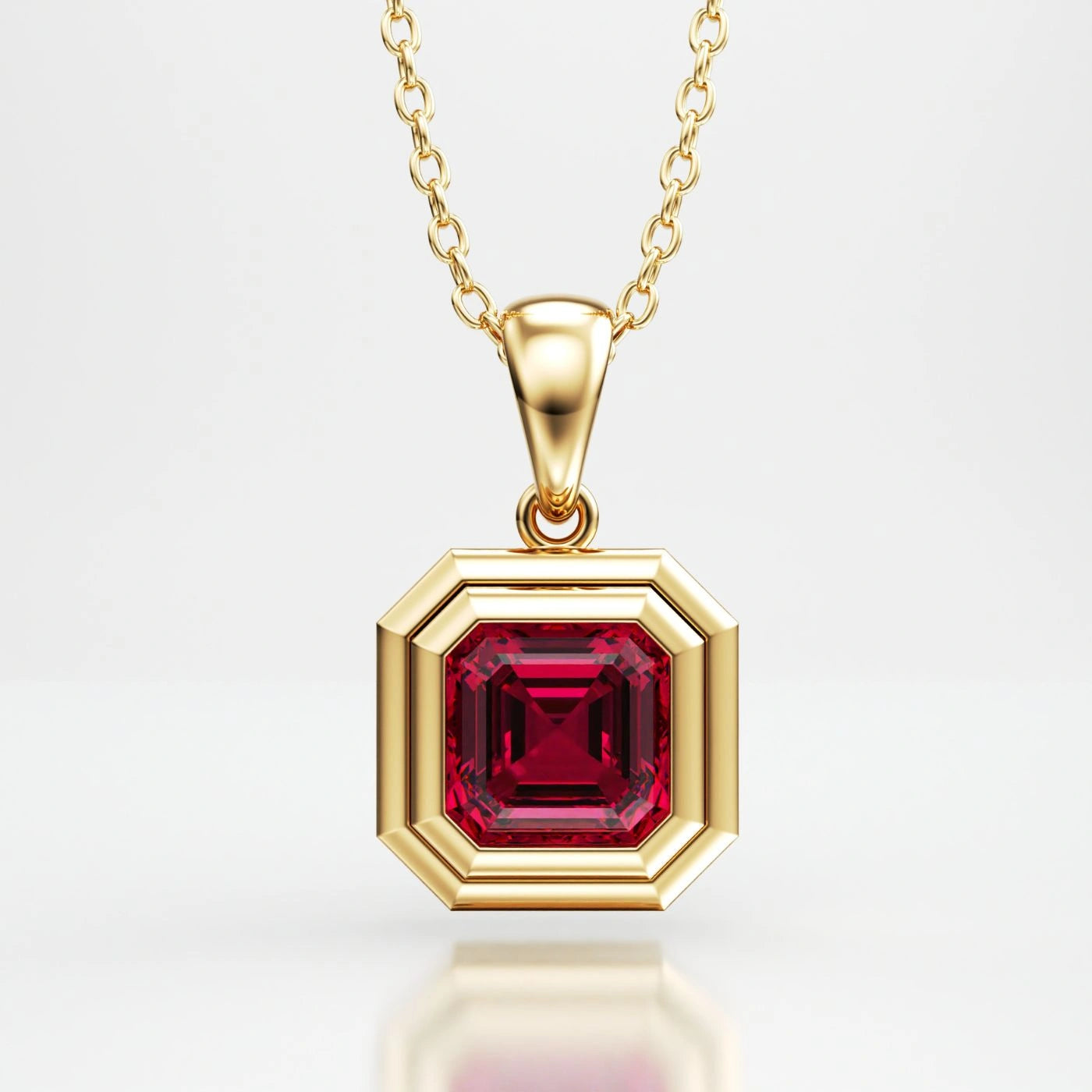 Asscher Pendant