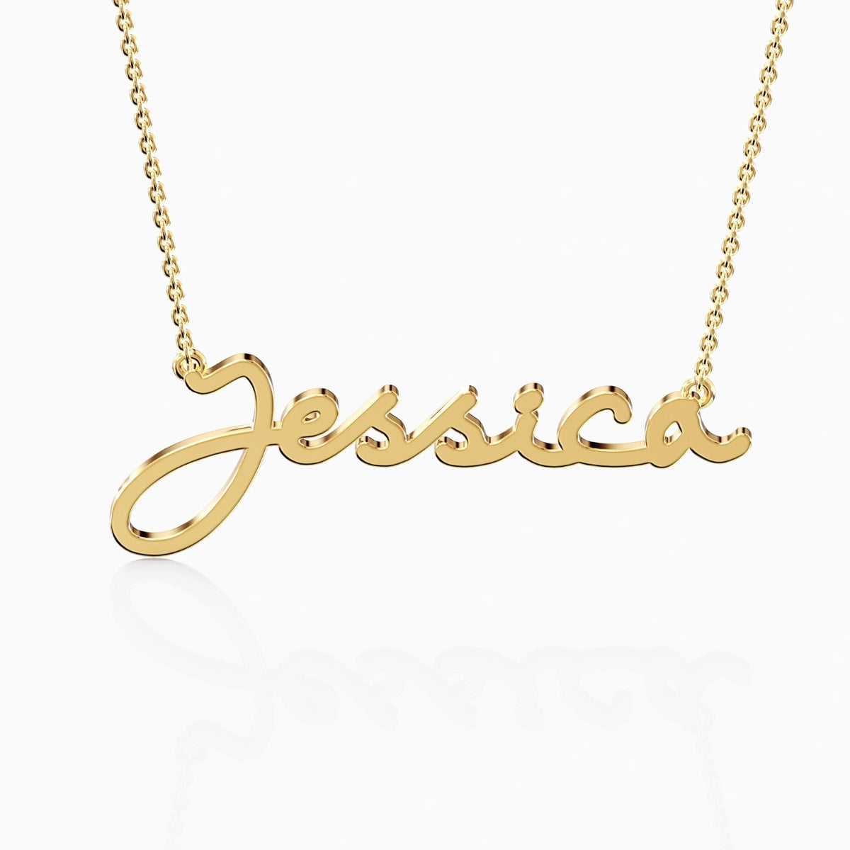 Gold name necklace