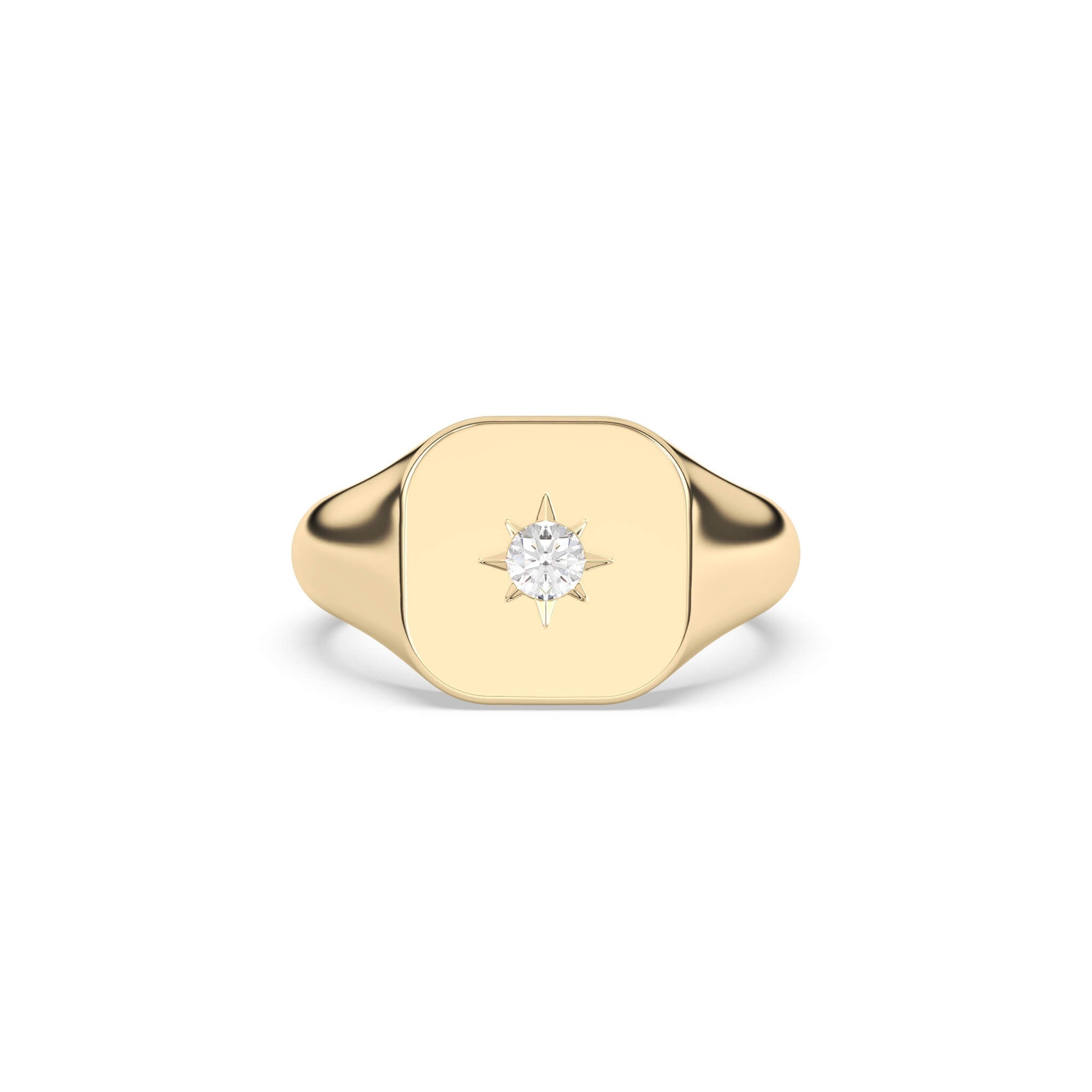 Diamond star ring