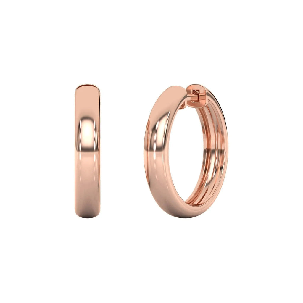 solid gold good handmade in rose gold 