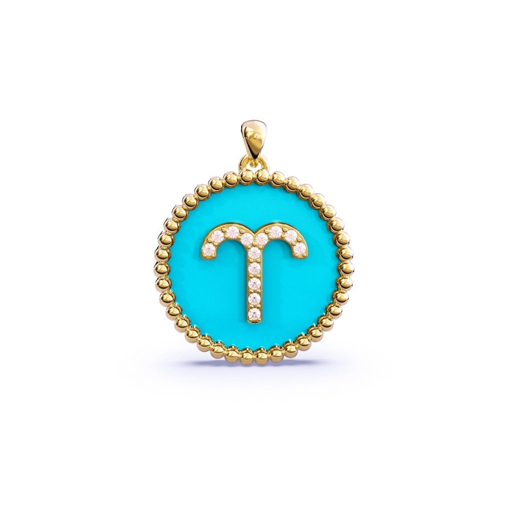 Turquoise Zodiac Necklace