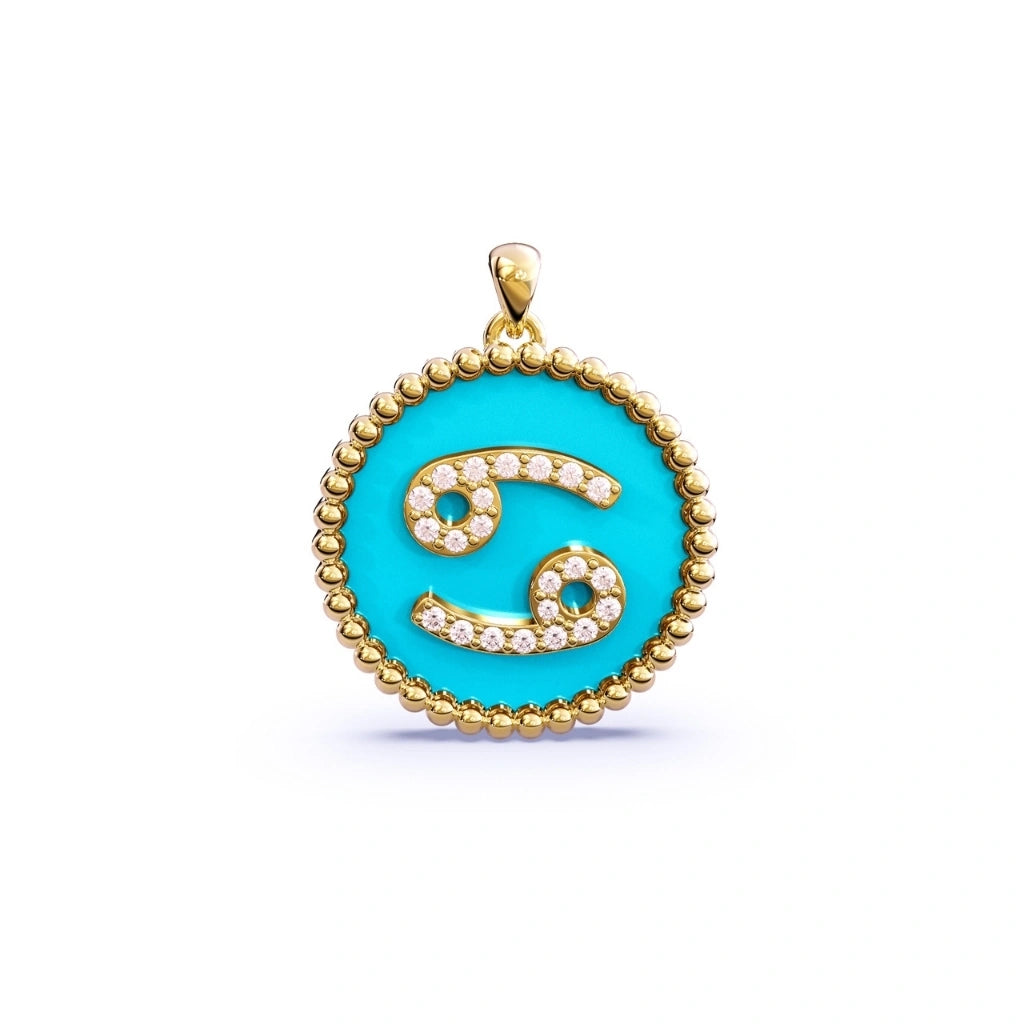 Turquoise Zodiac Necklace