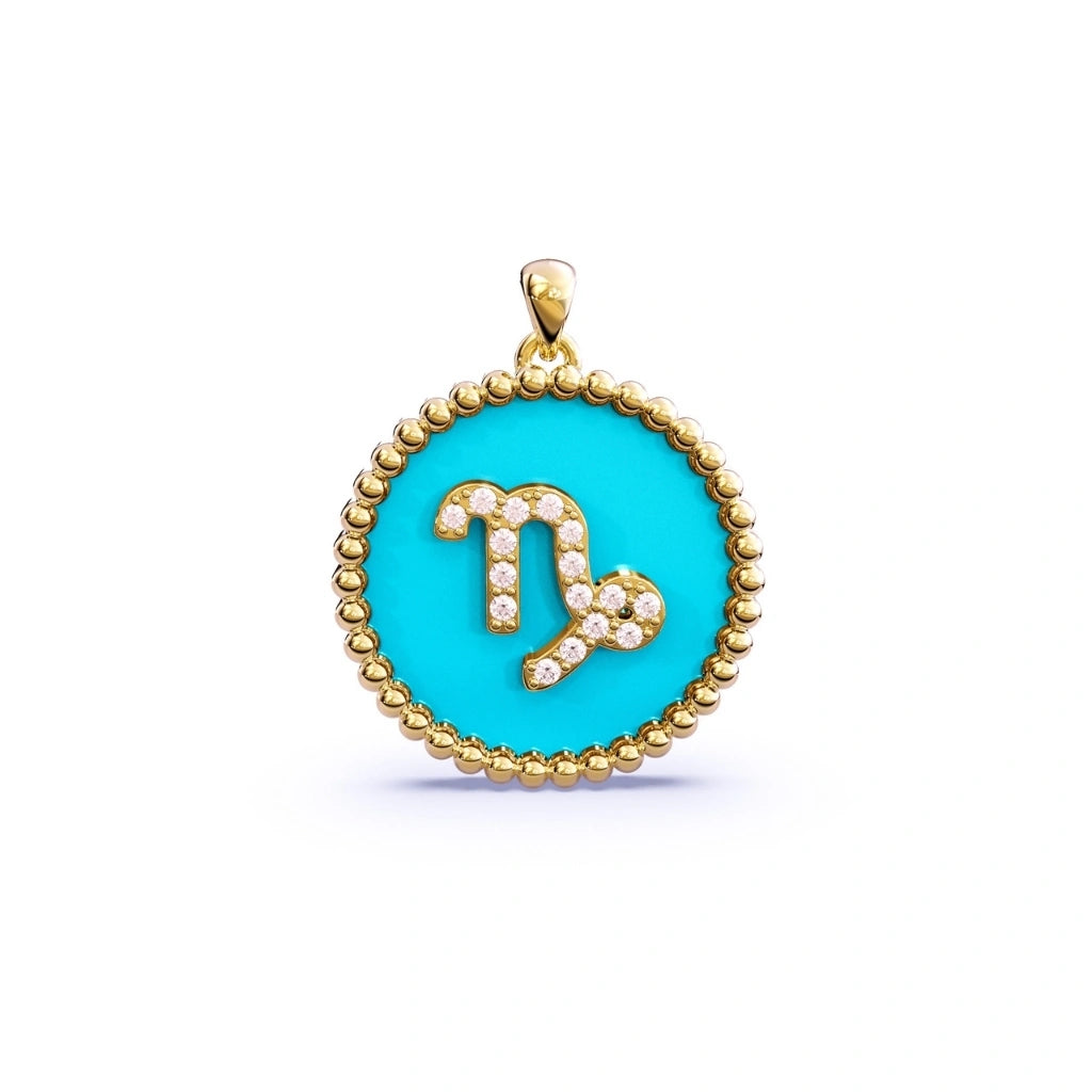 Turquoise Zodiac Necklace