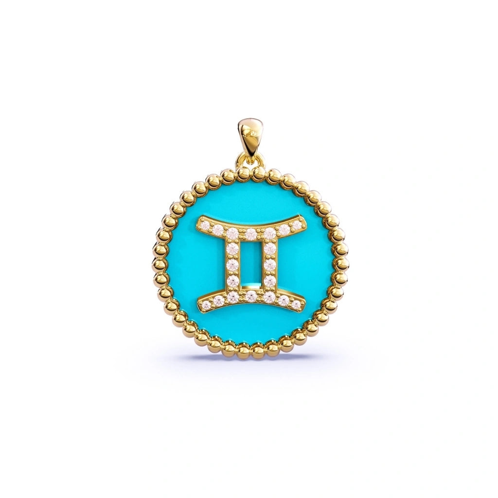 Turquoise Zodiac Necklace