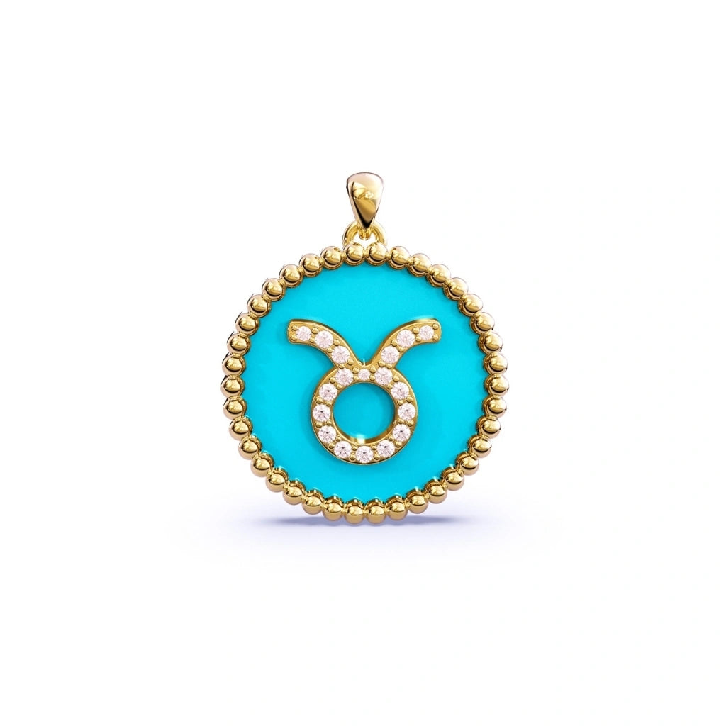 Turquoise Zodiac Necklace
