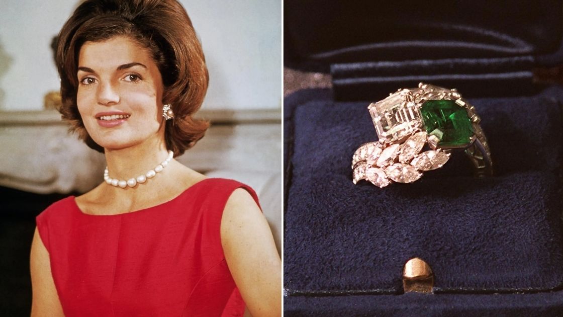 Jackie Kennedy Two Stone Ring