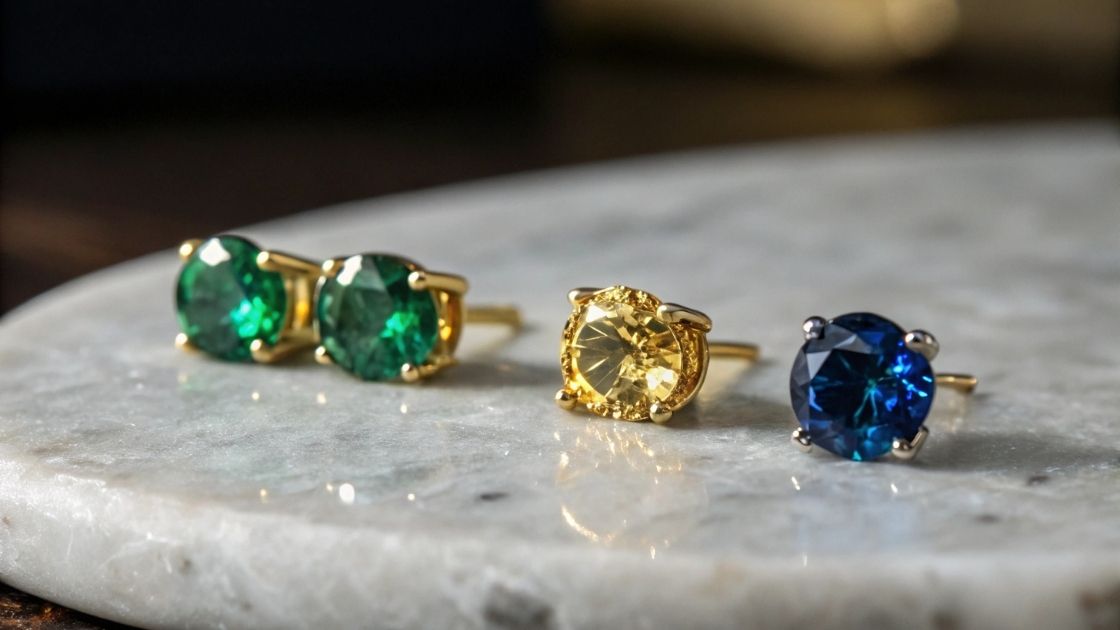 which gemstones are right for your stud earrings