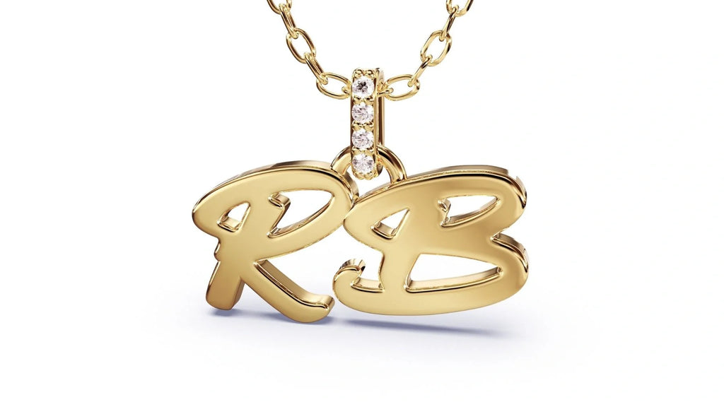 Fashion Tips for Wearing Necklace with 2 Initials