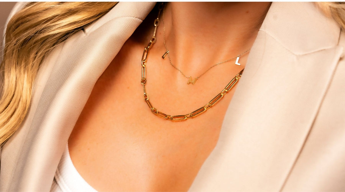 Why Real Gold Initial Necklaces Hold Their Value