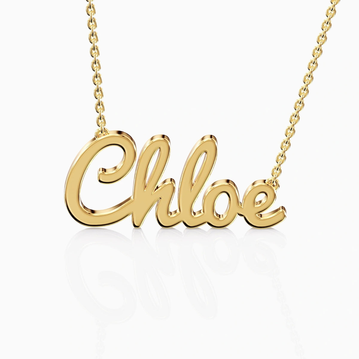 9ct gold name necklace