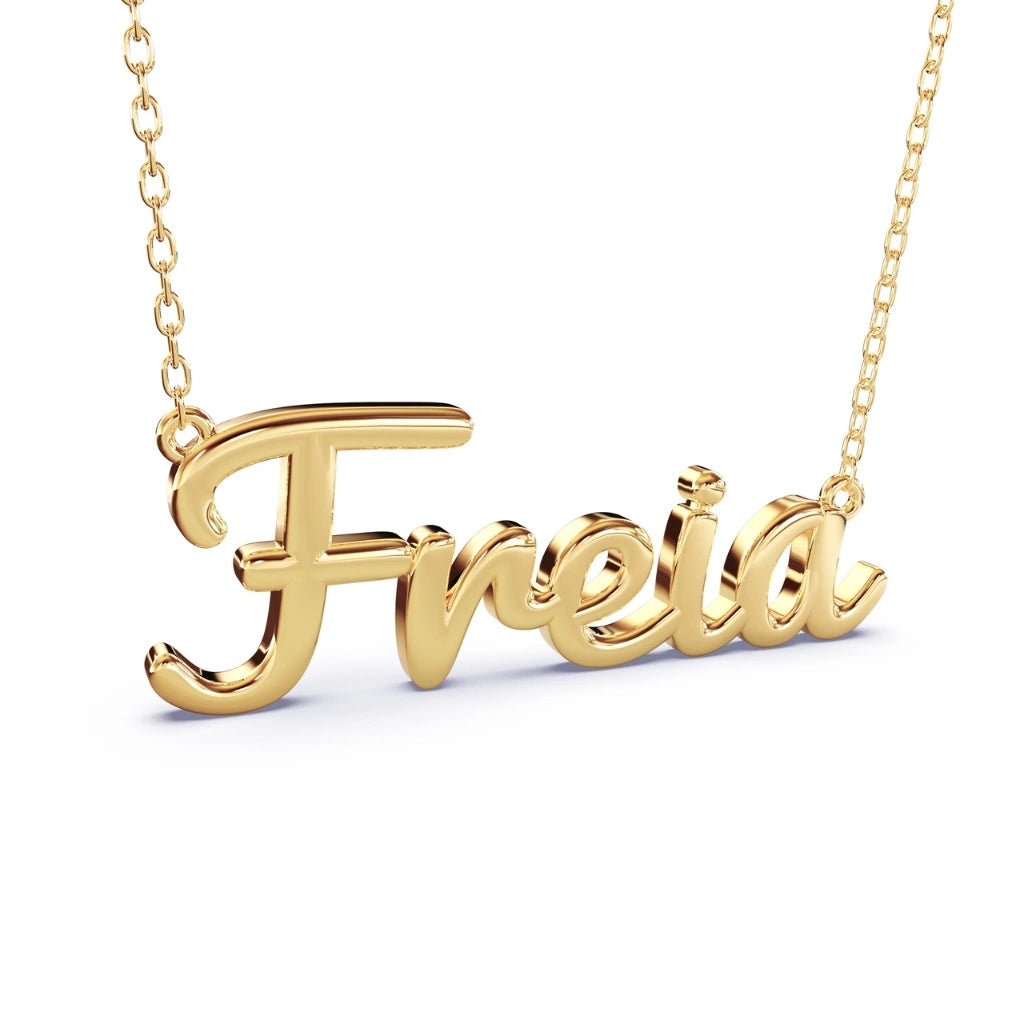 name necklace gold