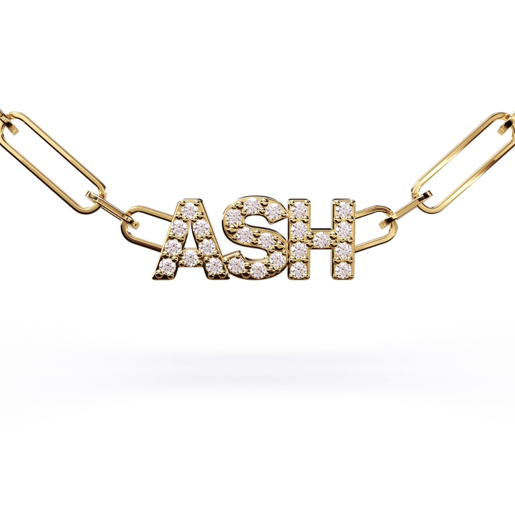 custom name bracelet argent asher