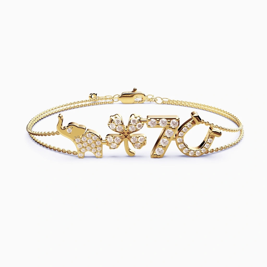 customised initial bracelet 