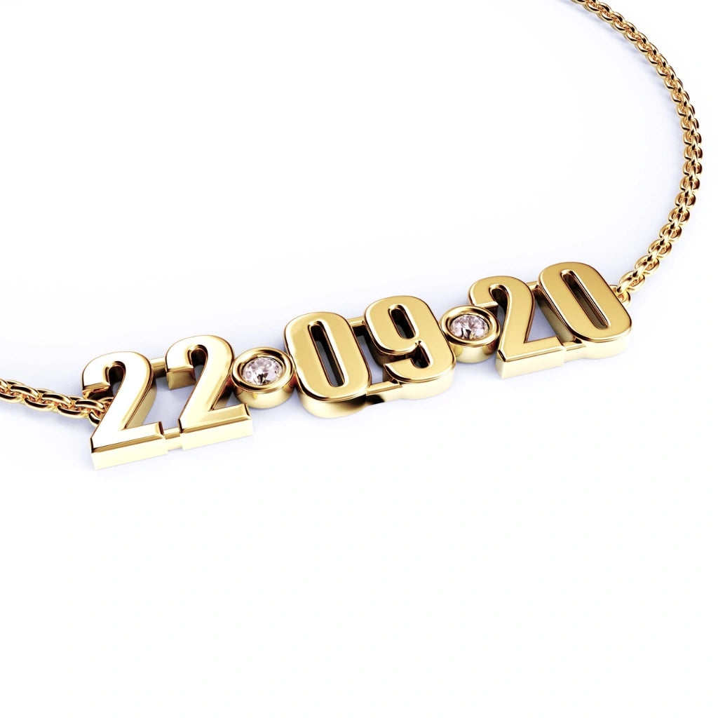 date bracelet argent and asher