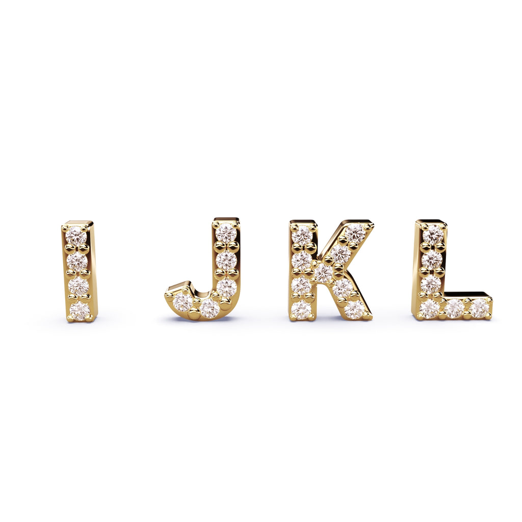 diamond name necklace