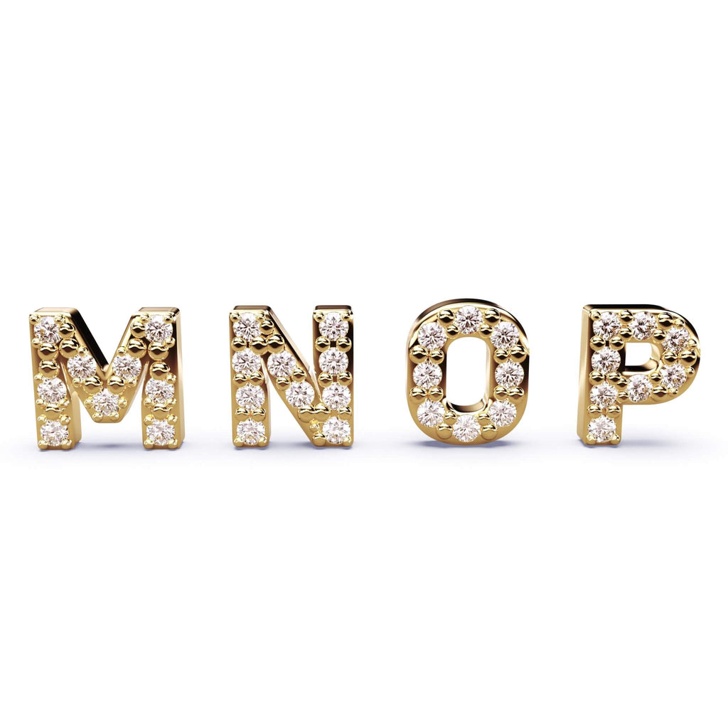 diamond name necklace