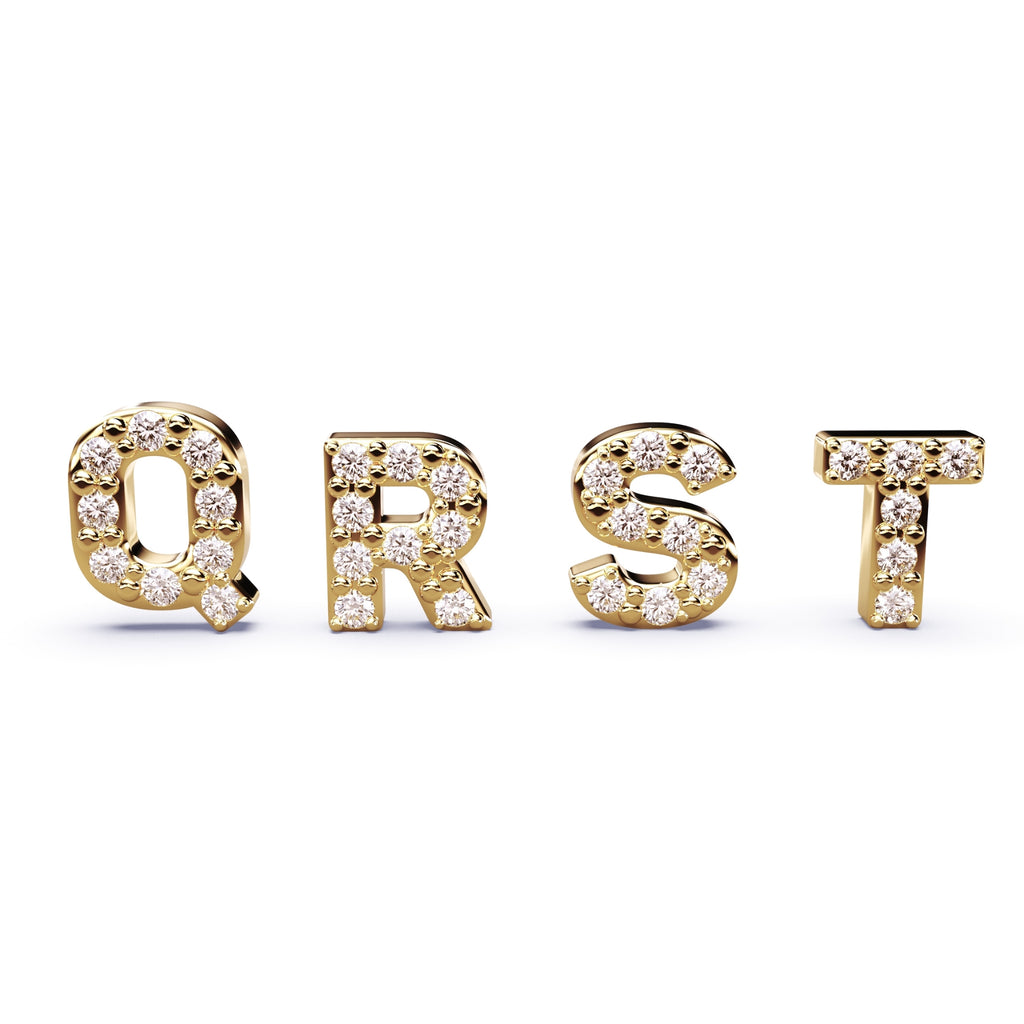 diamond name necklace