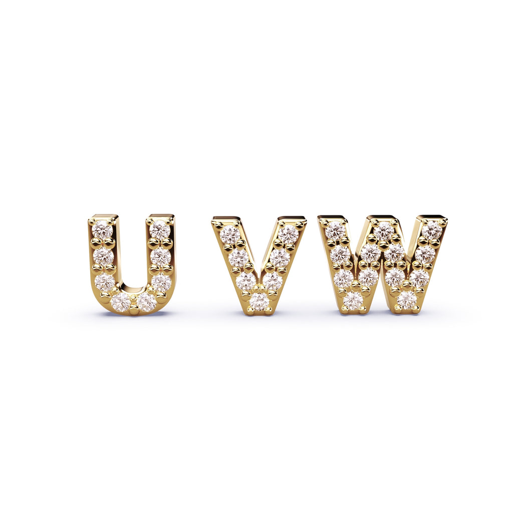 diamond name necklace
