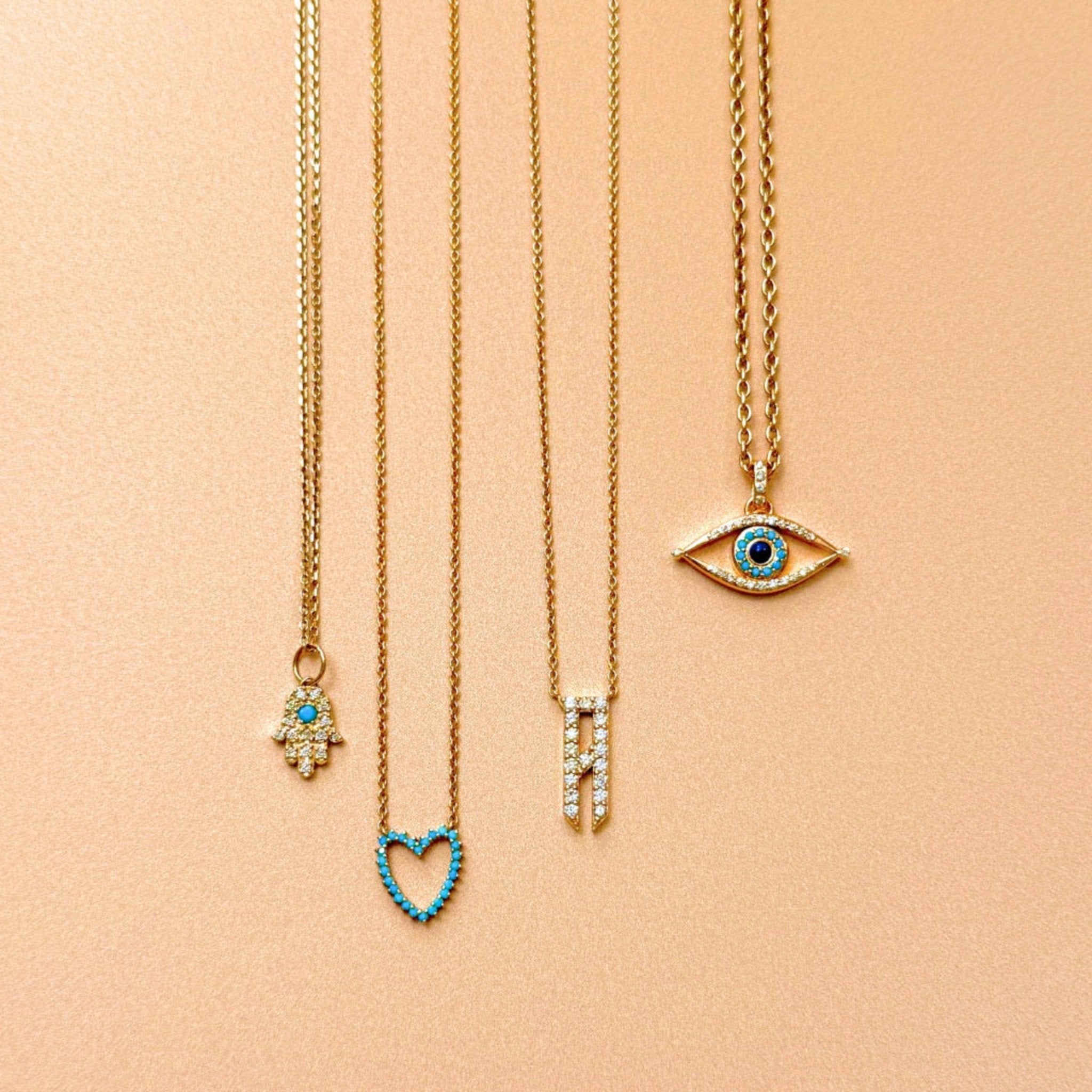 layered necklaces