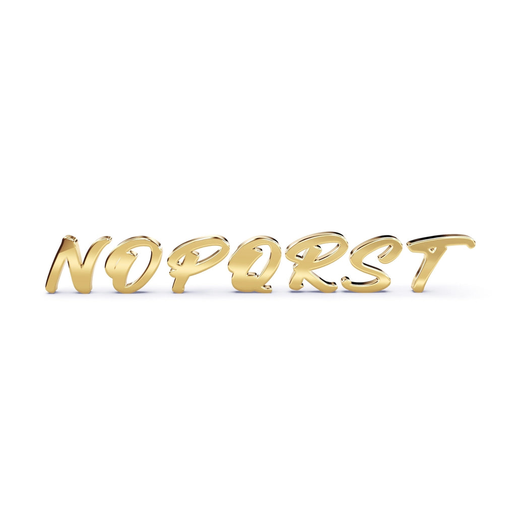 two letter necklace