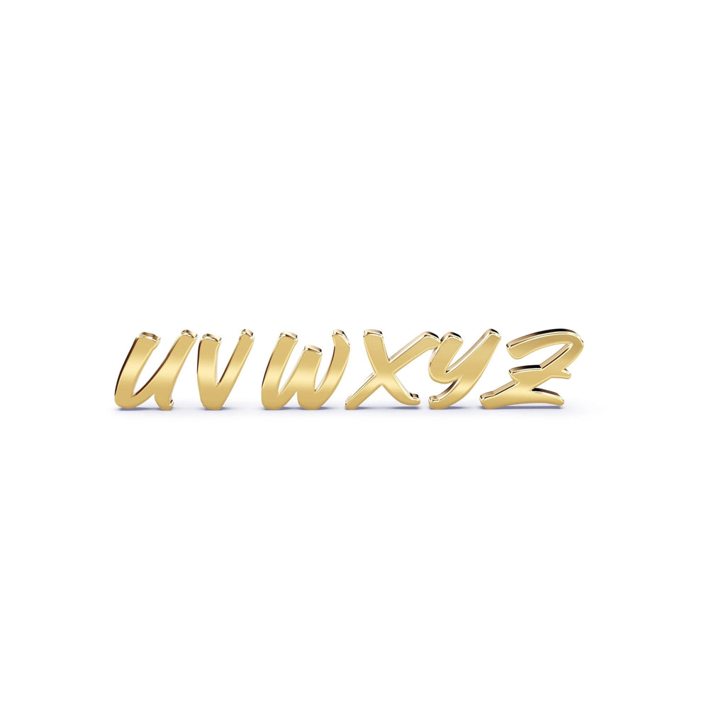 two letter necklace