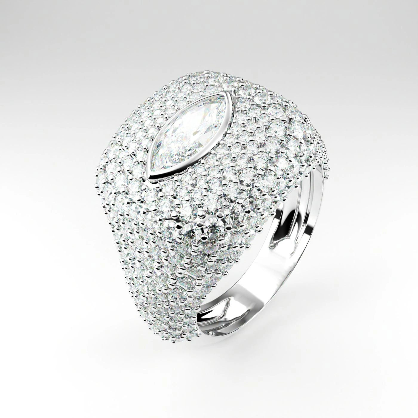 Evil Eye Signet Ring