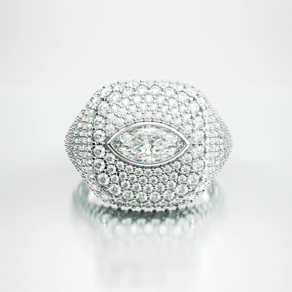 Evil Eye Signet Ring