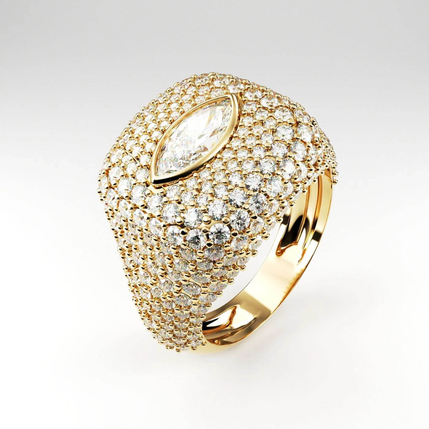 Evil Eye Signet Ring