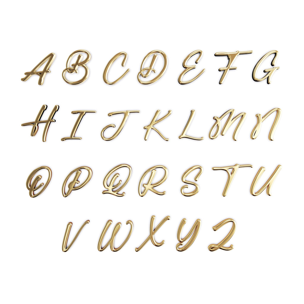 Gold Initial Earring